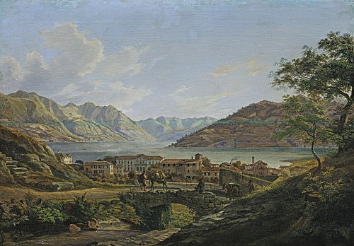 Comer See, 1831, Heinrich Adam