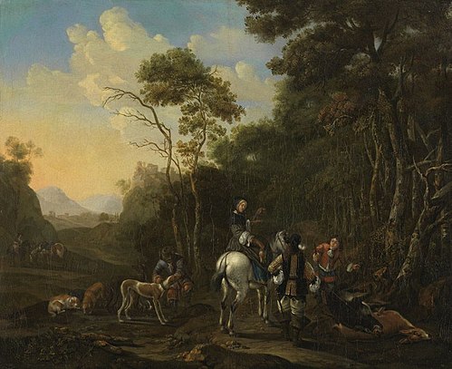 Jagdgesellschaft, 1663, Theodor Roos