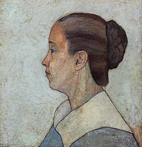 Portrait of the artist's mother n. 3, , Arístides Fernández