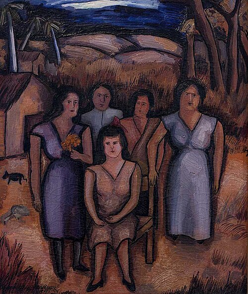 Family portrayed, , Arístides Fernández