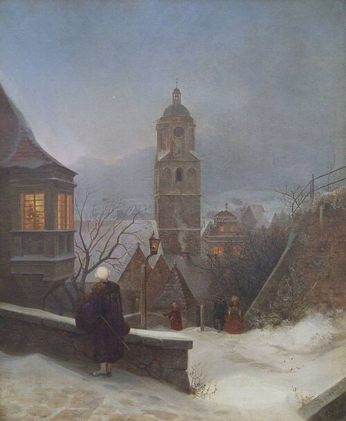 Stille Weihnacht, 1836, Ernst Ferdinand Oehme