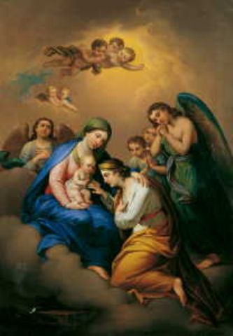 Mystic marriage of Saint Catherine of Alexandria, , Hubert Maurer