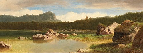Landscape, 1888, Albert Zimmermann