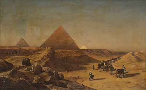 Pyramids, 1850, Albert Zimmermann