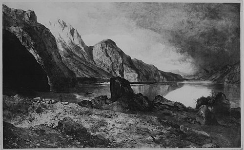 Der Königssee bei Berchtesgaden von Süden gesehen, , Albert Zimmermann
