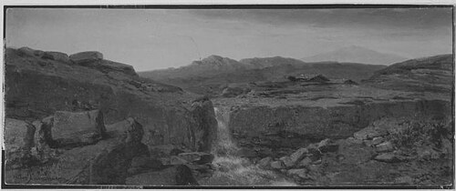 Gebirgslandschaft, 1865, Albert Zimmermann