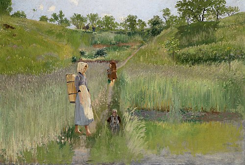 A Summer Day near Samois, 1895, Theodor von Hörmann