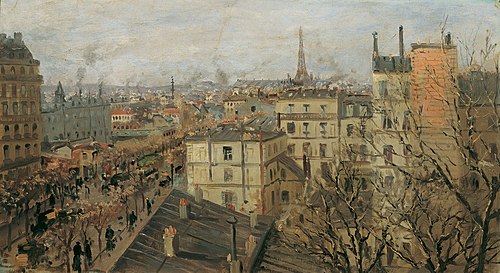 View of Paris, 1890, Theodor von Hörmann