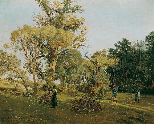 On the Ligethi Puszta, 1884, Theodor von Hörmann
