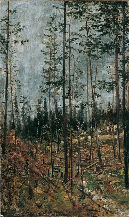 Forest Trail at Gödöllö, 1879, Theodor von Hörmann