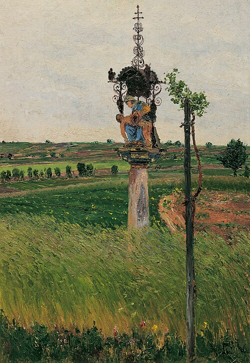 Wayside Shrine, Lundenburg, 1892, Theodor von Hörmann