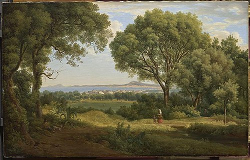 Portici, paysage, 1814, Joseph Rebell