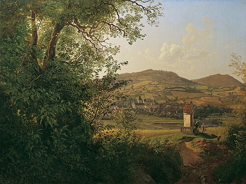 View from Pöggstall, 1827, Joseph Rebell