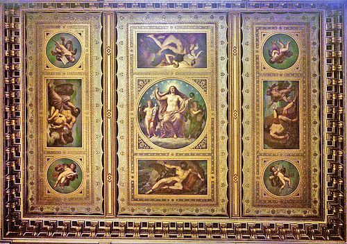 Ceiling painting of the Augusteum, 1878, Christian Griepenkerl