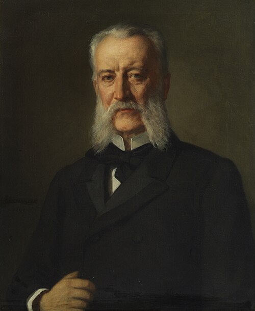 Dr. Joseph Alexander Freiherr von Helfert, 1890, Christian Griepenkerl