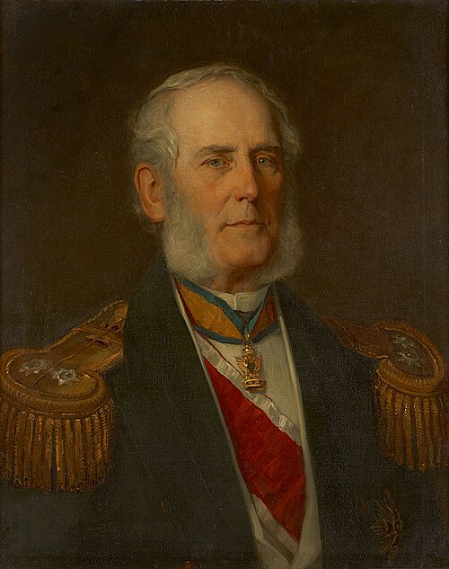 Bernhard Freiherr von Wüllerstorf-Urbair, 1877, Christian Griepenkerl