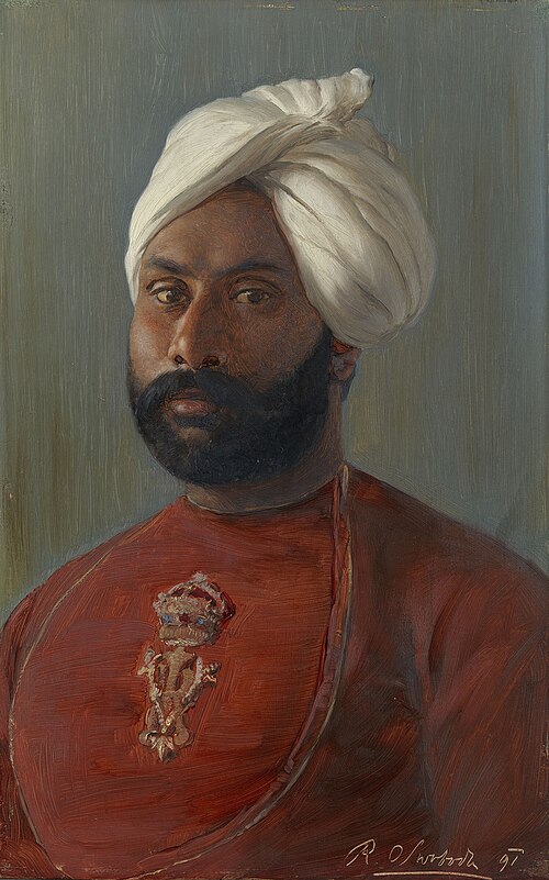 Ahmad Khan (d. 1914), 1891, Rudolf Swoboda