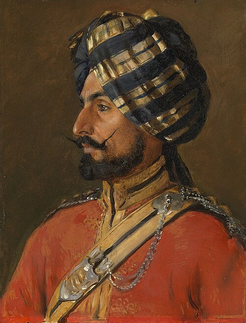 Risaldar-Major Sunayat Singh, Kashmir Lancers, , Rudolf Swoboda