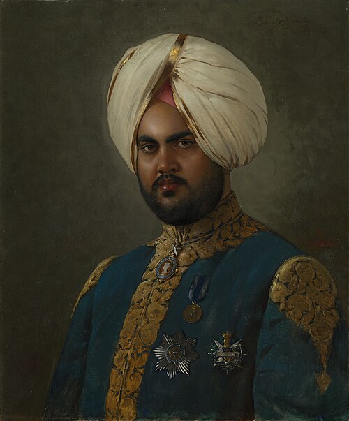The Maharajah of Kapurthala (1872-1949), 1898, Rudolf Swoboda
