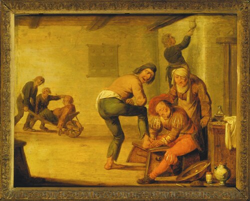 Bij de plattelandsheelmeester, 1633, Pieter Jansz Quast