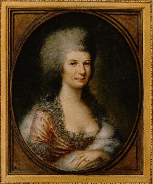 Hofdame am kurfürstlichen Hof, 1750, Johann Georg Edlinger