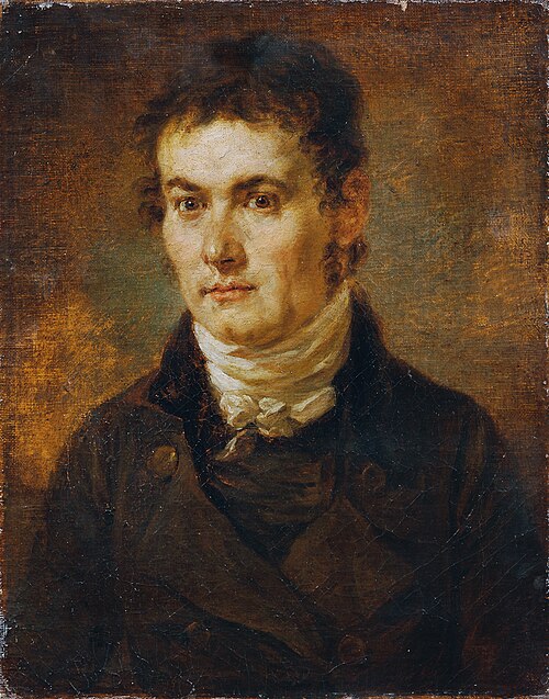 Mann mit weißer Halsbinde, 1800, Johann Georg Edlinger