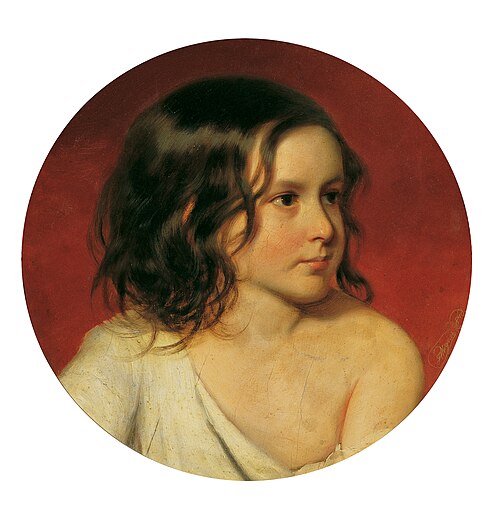 Kinderbildnis, 1848, Joseph Matthäus Aigner