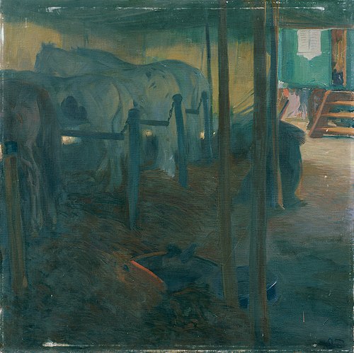 Zirkusstudie (An der Longe), 1910, Otto Friedrich