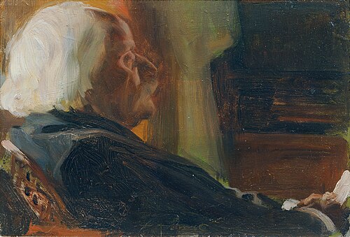 Der Komponist Karl Goldmark, 1905, Otto Friedrich