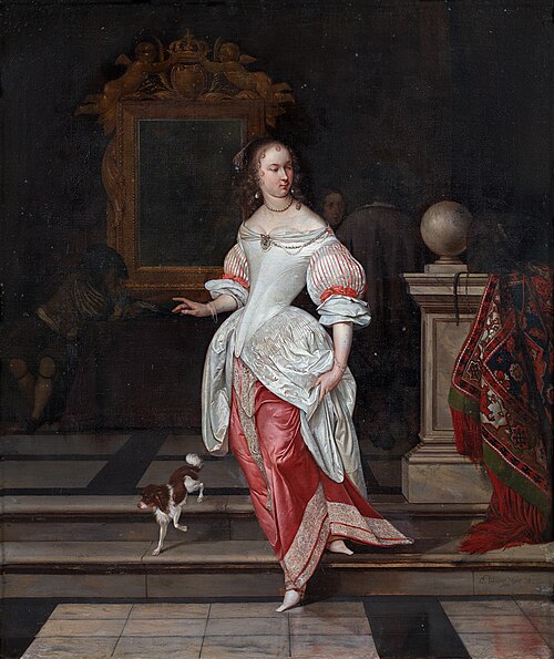 La Grande Dame, 1665, Eglon van der Neer