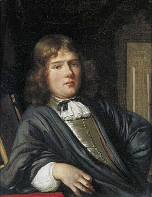Portrait of Melchior Maashoeck, 1677, Eglon van der Neer