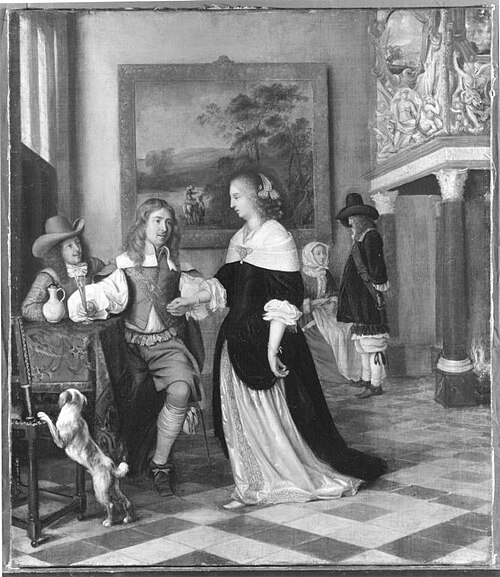 Distinguished company, 1659, Eglon van der Neer
