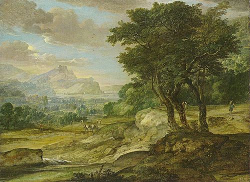 Mountain Landscape, 1698, Eglon van der Neer
