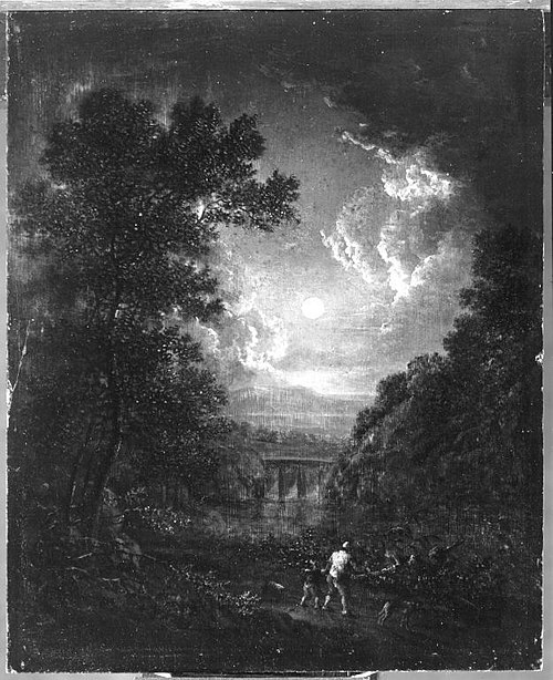 Moon Landscape, 1669, Eglon van der Neer