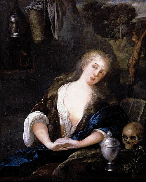 The Penitent Magdalene, 1691, Eglon van der Neer