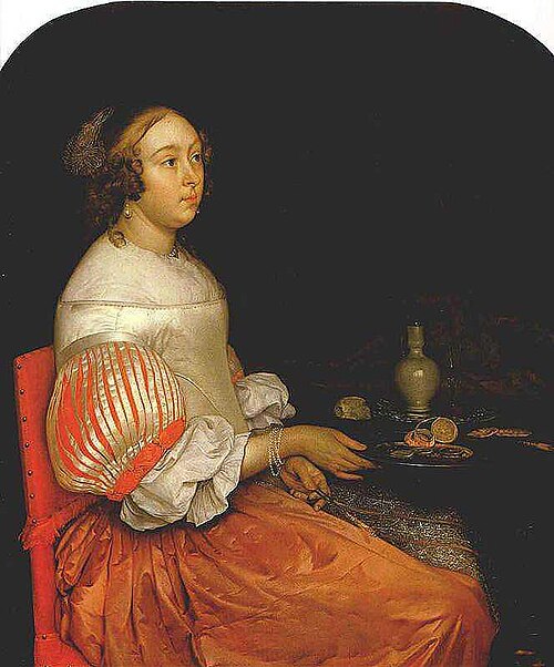 Young Lady at her Breakfast, 1665, Eglon van der Neer