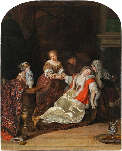 Fainted Woman, 1680, Eglon van der Neer