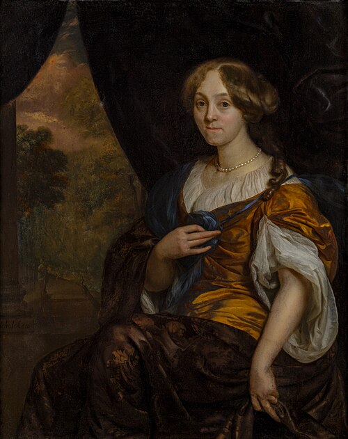Portret van Maria Vingerhoed (1683-1749), 1684, Godfried Schalken