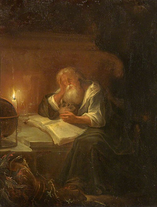 An Old Philosopher, , Godfried Schalken