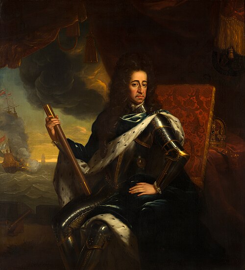 Portrait of Stadholder-King William III (1650- 1702), 1699, Godfried Schalken