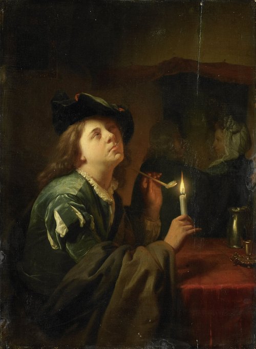 'Differing tastes', 1687, Godfried Schalken