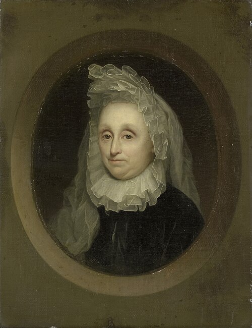 Portrait of Josnia Parduyn (1642-1718), second wife of Aernout van Citters, 1705, Godfried Schalken
