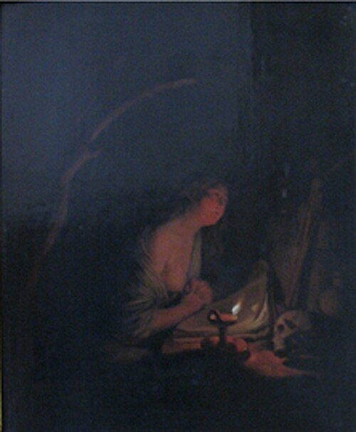 The Penitent Saint Mary Magdalene, 1682, Godfried Schalken
