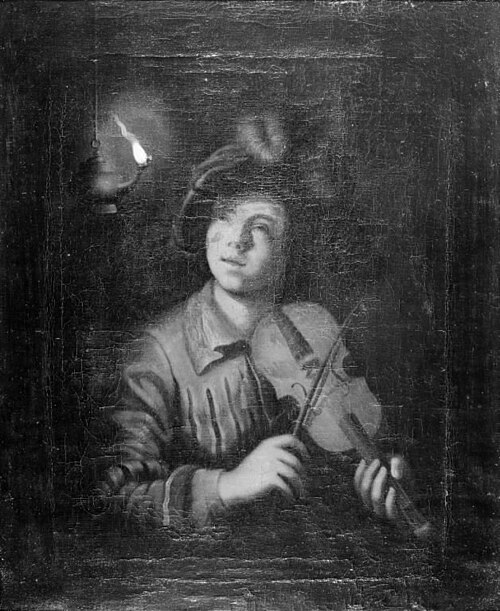 Violin Player, 1716, Godfried Schalken