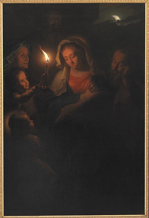 The Holy Family, 1679, Godfried Schalken