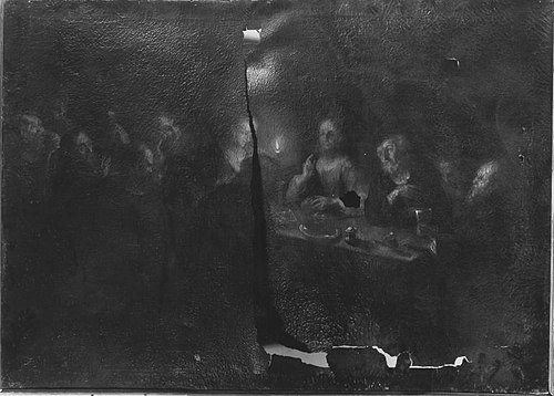 Das letzte Abendmahl (Nachahmer), 1674, Godfried Schalken