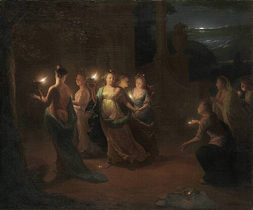 The Wise and Foolish Virgins, 1700, Godfried Schalken