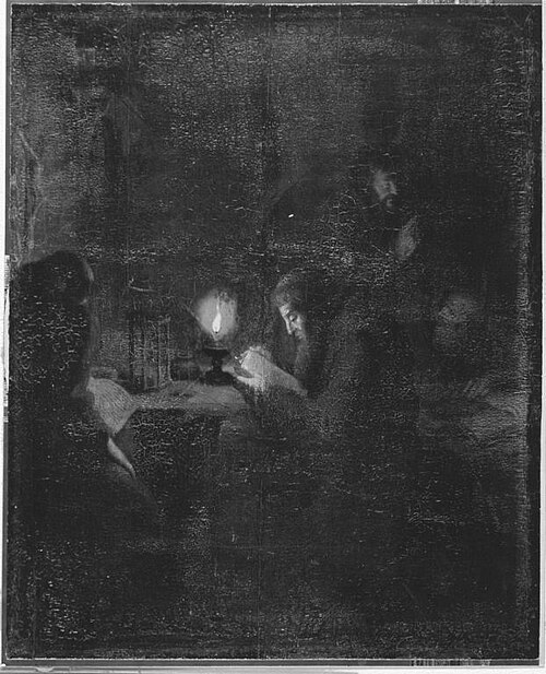 Lesende Mönche (Art des), 1674, Godfried Schalken
