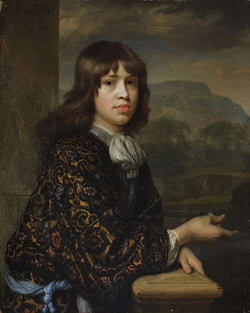 Portrait of a Boy in a Gold-Embroidered Robe, 1676, Godfried Schalken
