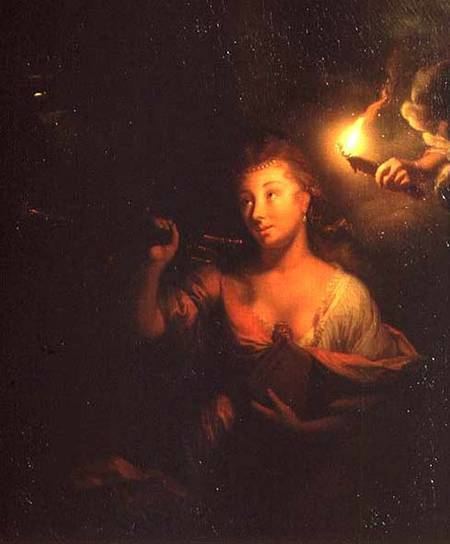 The Muse Clio, 1700, Godfried Schalken